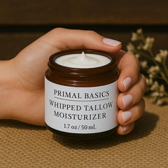 Vanilla infusion aroma image showing soothing spa-like scent from Primal Basics