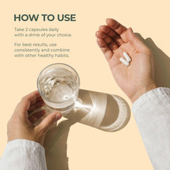 Primal Harvest capsules shown for easy daily use supporting hair health