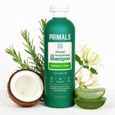 PRIMALS Hair Strengthening Shampoo bottle highlights a toxin-free formula for daily hair care.