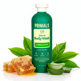 PRIMALS Natural Body Wash bottle front highlights gentle daily cleansing