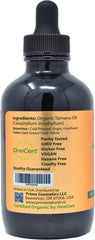 PRIME NATURAL Tamanu Oil closeup highlighting deep hydration for hair