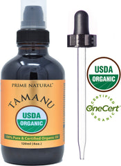 PRIME NATURAL Tamanu Oil scalp-massage showing nourishing scalp care