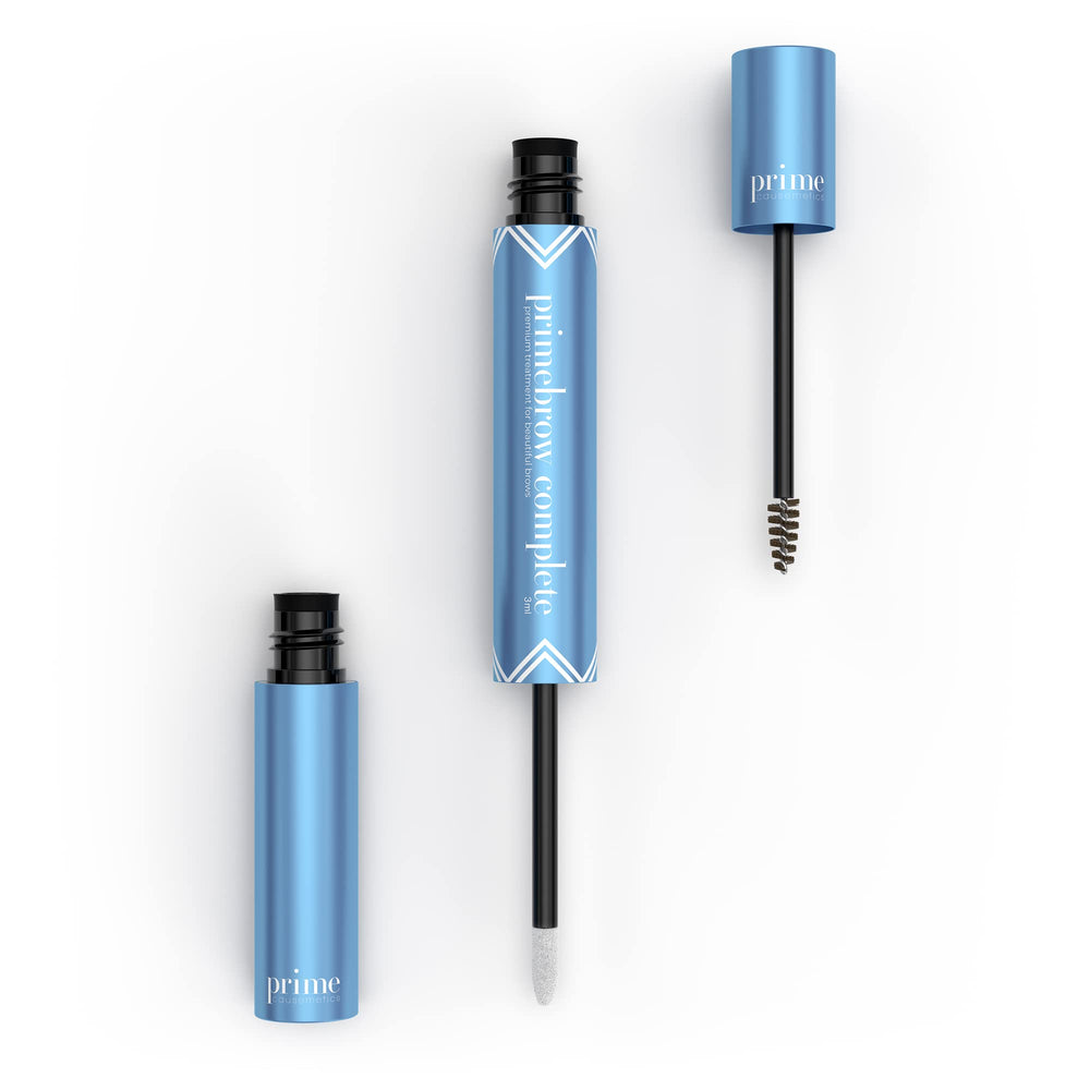 Prime Prometics PrimeBrow Complete spoolie brush shapes brows with precise control for a natural look.