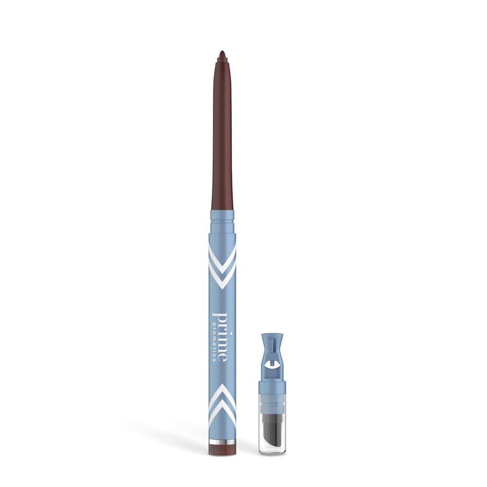 Prime Prometics PrimeEyes Glide Eyeliner Mocha Shimmer tube shows smooth gel texture