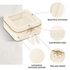 Prite waterproof makeup bag is easy to wipe clean after trips.