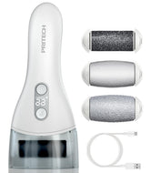 PRITECH Electric Callus Remover charging dock keeps the device ready for extended sessions