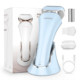 PRITECH electric razor for women close-up blade detail for precise shaving