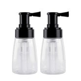 Pro Barber powder spray bottle front view shows dual 140 ml dispensers for easy refills.