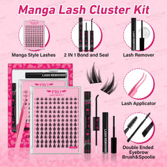 PRO LASHBEAUTY lash bond and seal bottle for long-lasting hold with a gentle formula.