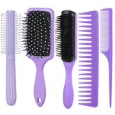 ProSuites 5Pcs Hair Brush Set packaging showing versatile brushes for wet and dry hair care.