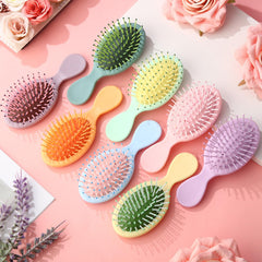 ProSuites mini hair brush travel compact image, perfect for bags and purses.