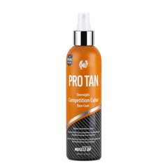 Pro Tan Overnight Competition Color bottle for deep tan formulation and easy use