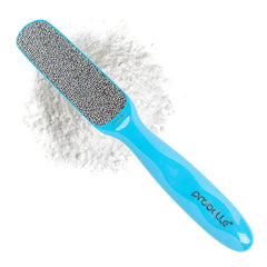 Probelle double-sided nickel foot file with coarse side for rapid callus reduction and smoother skin