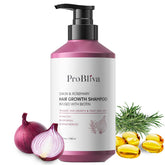 ProBliva Onion Rosemary Shampoo bottle front offers support for thinning hair