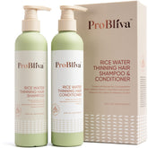 ProBliva Rice Water Shampoo bottle front showing thinning hair support