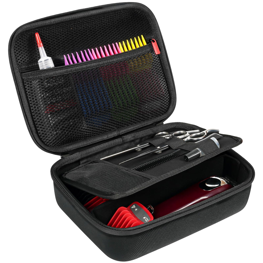ProCase hard travel case keeps hair clippers secure during travel.