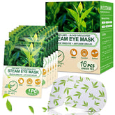ProCIV Green Tea Steam Eye Mask pack for dry eye relief and relaxation