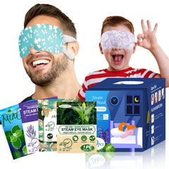 ProCIV steam eye mask Lavender in a drawer box for relaxing self-care.