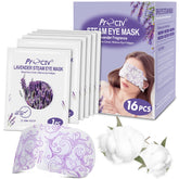 Prociv steam eye-mask packaging showcases a 16-pack for convenient at-home relief
