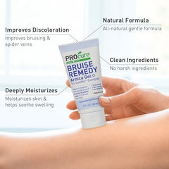 PROcure bruise remedy gel unscented bottle ready for quick use