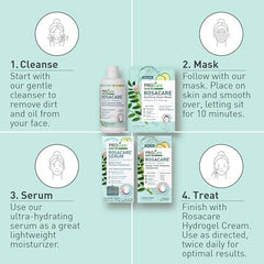 PROcure Rosacare Cleanser with Hyaluronic Acid for lasting hydration