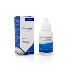 Professional Hair Labs GhostBond Classic bottle close-up signaling secure hold during activity