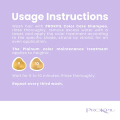 Prokpil Treatment Platinum Mask packaging signals cruelty-free color protection.