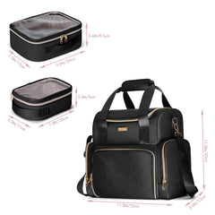 Prokva Large Cosmetic Bag removable dividers demonstrates modular storage for tailored organization