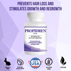 Pronexa Propidren saw-palmetto-plant captures natural DHT-blocking roots for potential hair loss prevention.
