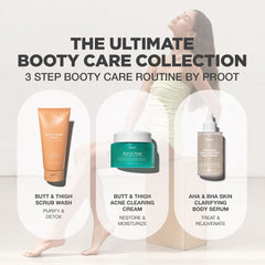 PROOT Butt Scrub Wash ingredient centella asiatica supports skin clarity and hydration