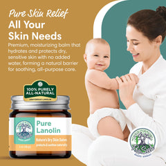 ProSeed Lanolin Balm texture on skin shows buttery, melt-in-your-hand consistency.
