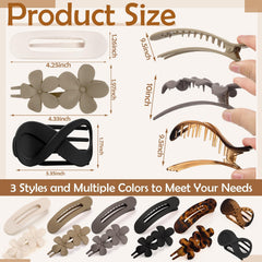 ProSuites tortoiseshell design flat clip offers chic styling for everyday looks