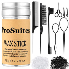 ProSuites slick back hair brush with edge tools for quick sleek styling.