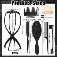 ProSuites wig nets two-pack secure wigs during travel and storage