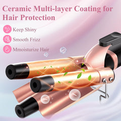 Prubensic interchangeable wands set for customizable heat styles
