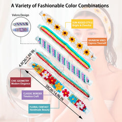 Prwtso headband soft fabric with Velcro offers light, comfortable wear.