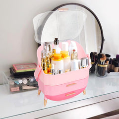 Ptesly Triple Pink egg‑shaped design with pearlescent finish for chic vanity appeal
