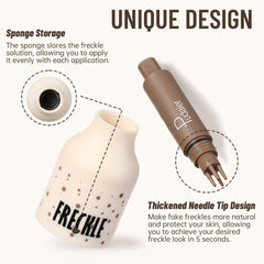 Pudaier Freckle Arm Swatch demonstrates color placement options on skin.