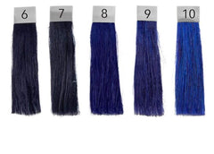 Pulp Riot Nightfall application from tube on dry hair demonstrates saturation technique