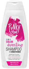 Punky Colour 3-in-1 Pinktabulous bottle shows color-depositing cleanser for vibrant tones.