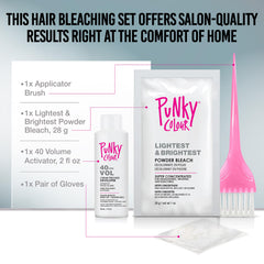 Punky Colour lightest and brightest bleach powder ready to lift color