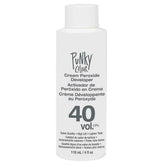 Punky Cream Peróxido 40 Volumen botella para aclarado uniforme.