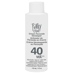 Punky Cream Peróxido 40 Volumen botella para aclarado uniforme.