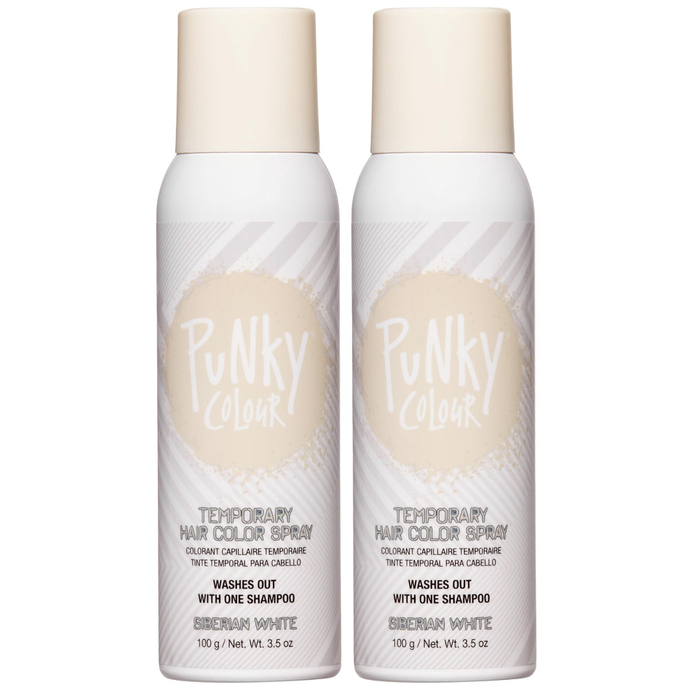 Punky Siberian White spray bottle ready for full-coverage color.