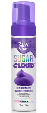 Punky Sugar Cloud Poprock bottle closeup showing vibrant color option without commitment.