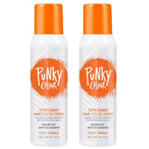 Punky Tiger Orange spray bottle demonstrates quick, vivid color application for instant style updates.