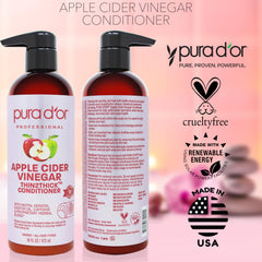 PURA D'OR conditioner application in shower scene conveys moisture and manageability.