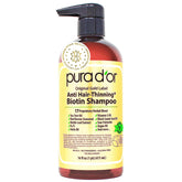 PURA D'OR Original Gold Label bottle profile for anti-thinning daily use.