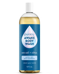 Puracy Body Wash citrus-sea-salt bottle — invigorating scent for refreshed showers