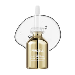 PurCELL 5% L-Glutathione liposomal serum bottle highlights high-concentration antioxidant power for brightening.